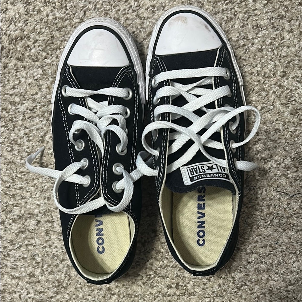 Converse Black Canvas Sneakers
